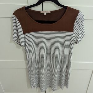 Striped maternity top M